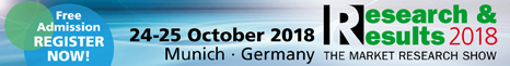 The Research & Results Show, Munich 24-25 October 2018 - Register Now for free!