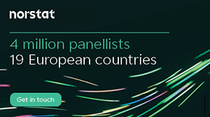 Norstat - 4 million panellists, 19 European countries - local support in 15 European countries. Sample-only, full service and digital solutions. Send us your next brief!