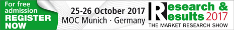 The Research & Results Show, Munich 25-26 October 2017 - Register Now for free admission!