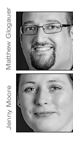 Matthew Glogauer and Jenny Moore