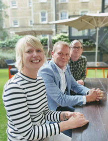 Sharon Hodgson, Robin Horsfield and Chris Handford