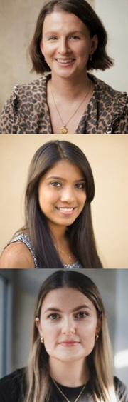 Jess Percival, Gayathri Nagarajan and Ella Taylor