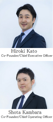 Arches co-founders Hiroki Kato (CEO) and Shota Kambara (COO)