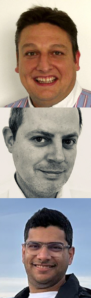 Gareth Deere, Nicolas Nore and Vinayak Nair