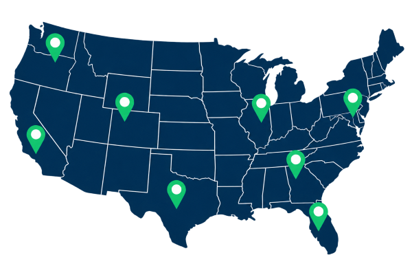 USA map